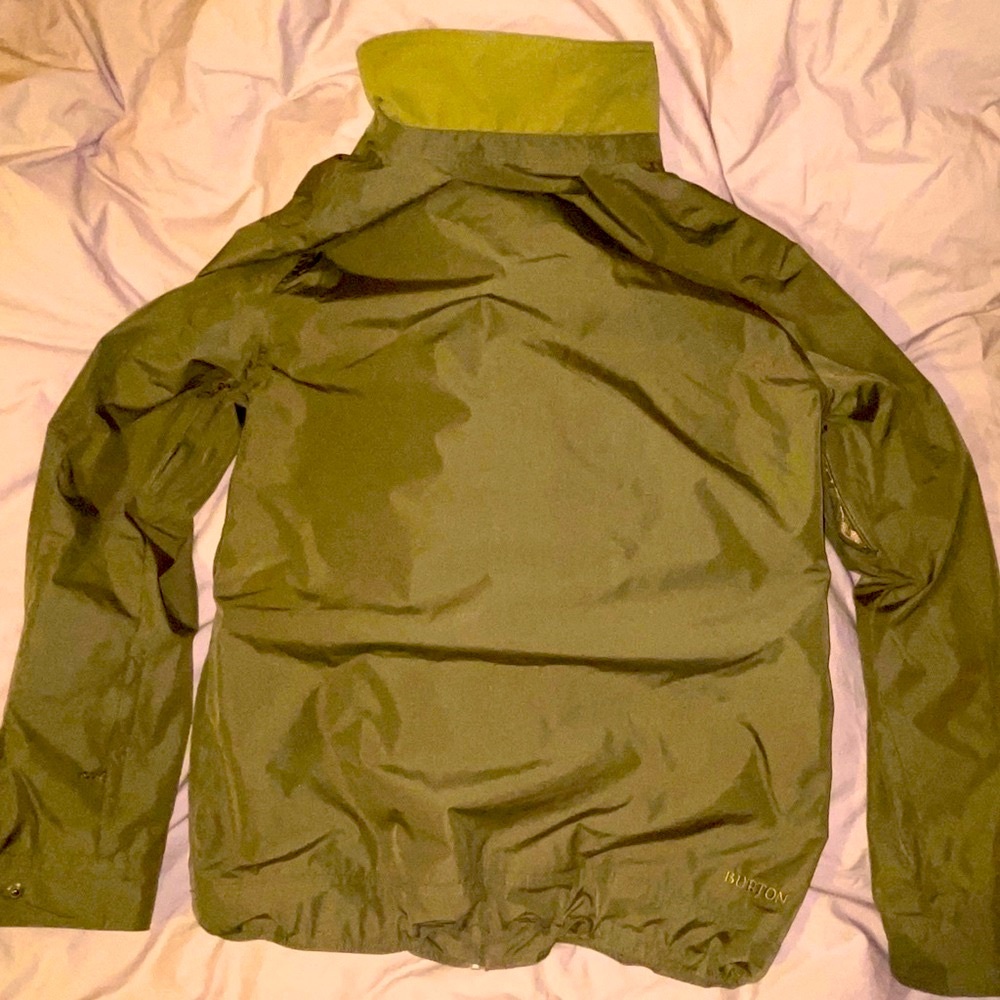 Burton Green Ski & Snowboard Jacket with High Collar - Picture 7 of 12
